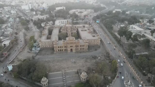 Aerial view of Morbi city