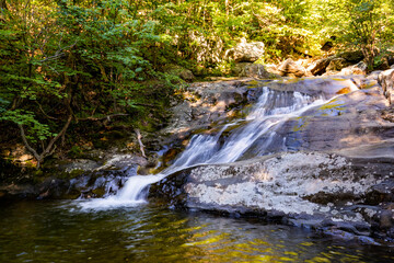 White Oak Canyon and Cedar Run trail loop waterfalls in Shenandoah National Park