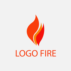 Vector logo fire