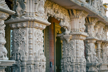 detail of the entrance of the temple