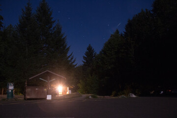 night in the mountains