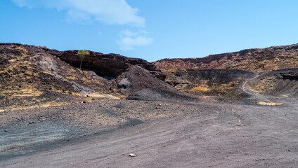 Landschaft am Verbrannten Berg, Namibia