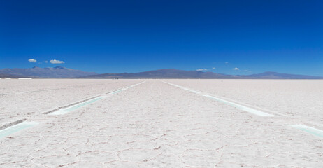 Salt and Lithium Extraction on Salar of Salinas Grandes, Argentine