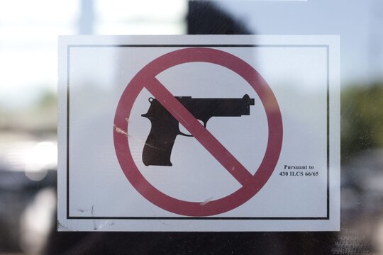 Firearm Sign