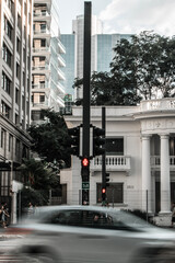 Fototapeta premium Urban Paulista Avenue São Paulo City Brazil