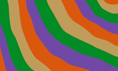 Abstract background with colorful wavy thick lines texture pattern
