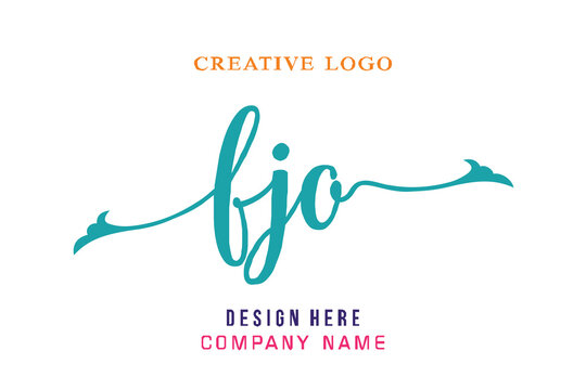 FJO lettering logo is simple, easy to understand and authoritative