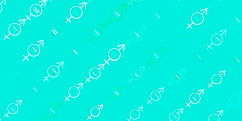 Dark Green, Red vector template with businesswoman signs.