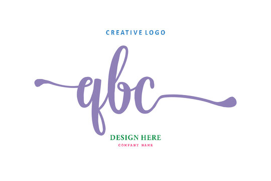 QBC lettering logo is simple, easy to understand and authoritative