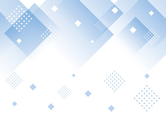 幾何学模様の背景　青