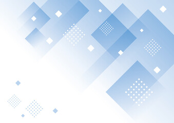 幾何学模様の背景　青