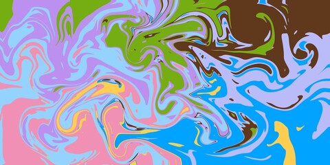 Abstract Background, twirl colorful paint abstract Background.