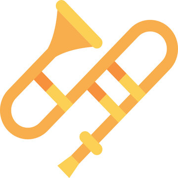 Trombone Flat Icon