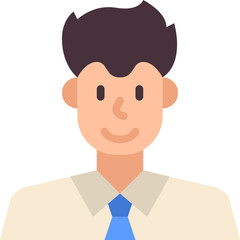 man flat icon