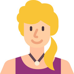 woman flat icon
