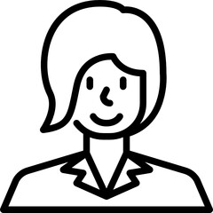 woman outline icon