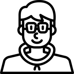 man outline icon