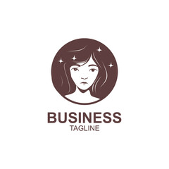 women's beauty product logo, business