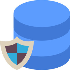 data security flat icon
