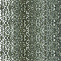 
Silver metallic gradient with repeat Pattern . Abstract metallic background.