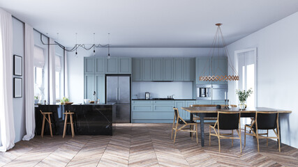 modern living interior