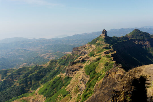 Torna fort, Charhat wadi, Maharashtra, India