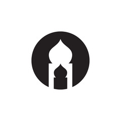 Mosque Logo Template vector symbol illustration design