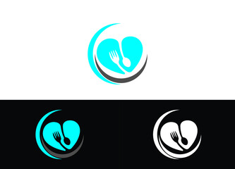 Restaurant Logo or Icon Design Vector Image Template