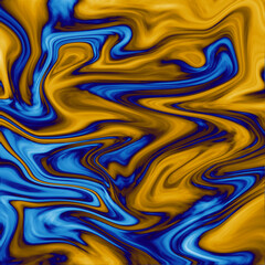 Fluid Art. Abstract colorful background, wallpaper, texture. Mixing paints. Modern art. Marble texture