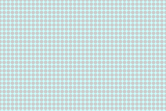 Small gray circle polka dots tiled on cyan background, pastel seamless wallpaper, for fabric and printed products.