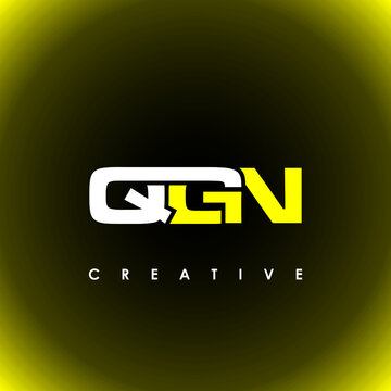 QGN Letter Initial Logo Design Template Vector Illustration