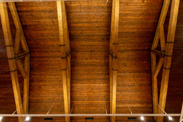 Wooden roof in museum Uffizi
