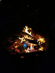 buntes Feuer