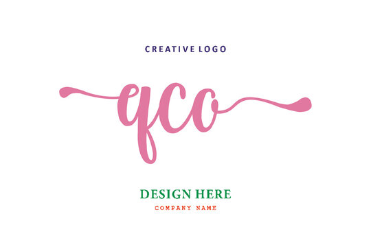QCO lettering logo is simple, easy to understand and authoritative