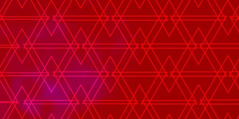 Light Pink, Red vector backdrop with lines, triangles.