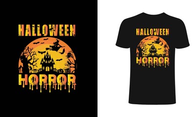 Halloween HorrorT-Shirt Design, Vector Graphic, illustration. Halloween vector t-shirt design. Horns head devil, Halloween horror, ghost t-shirt design. Beautiful and eye-catching vector.