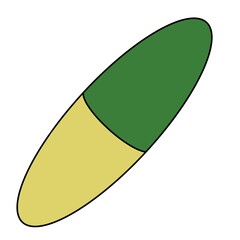 Capsule green and yellow