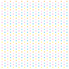 dots Seamless abstract pattern on white background, Sweet pastel seamless pattern design for decorating, wallpaper, fabric, backdrop, beautiful gift wrapping paper. vector illustration