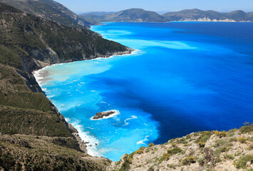 Griechenland, Ioniosche Insel, Kefalonia: Küste bei Assos