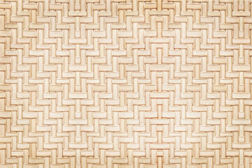 Traditional bamboo weaving texture background in Thailand