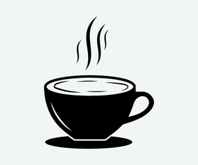 Coffee and tea cup Printable Vector Illustration. coffee and tea cup vector, coffee and tea cup Clipart, coffee cup Symbol, icon, Logo