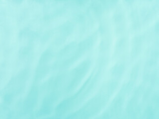 Blue water surface color background with ripples, circles and drops