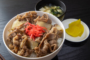 牛丼定食