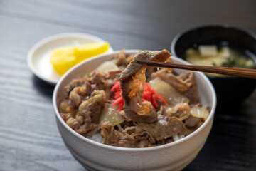 牛丼定食