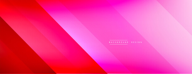 Fototapeta premium Dynamic lines abstract background. 3D shadow effects and fluid gradients. Modern overlapping forms