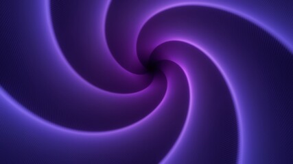 Abstract neon tunnel. Glowing wormhole