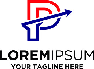 Initial Letter C Archery Logo