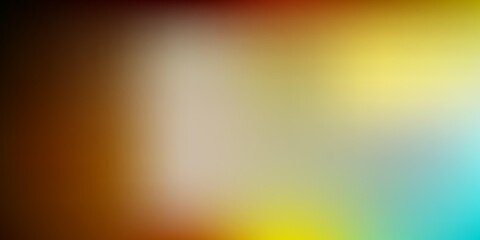 Light Blue, Yellow vector abstract blur pattern.