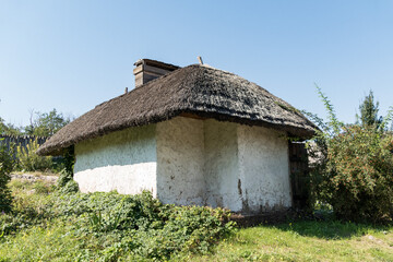 Сountry house with thatched roof