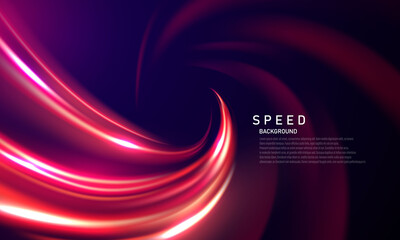 Abstract speed line background poster with dynamic. technology network Vector illustration.